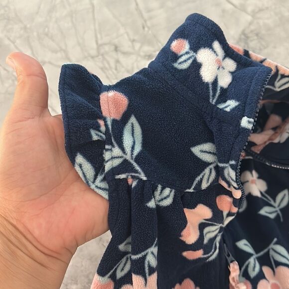 Carters micro fleece floral vest - Picture 2 of 4